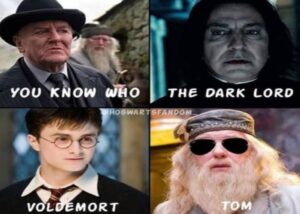 Humorous Voldemort name variations