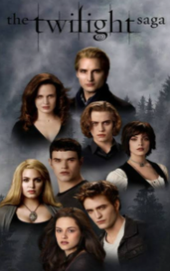 Vampire saga movie poster.