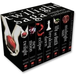 Twilight Saga book collection.