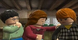 LEGO friends comforting scene.