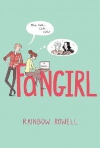 Fangirl book cover illustration.