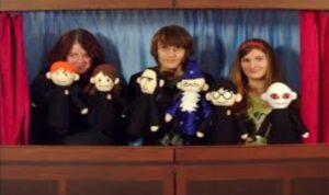 Harry Potter puppet show.