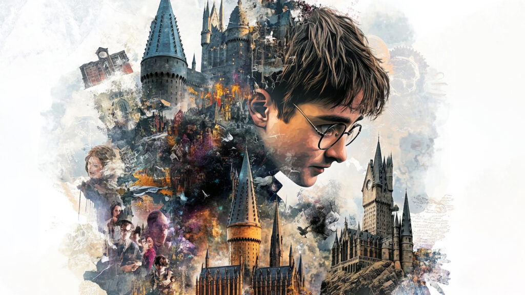 Harry Potter Hogwarts collage