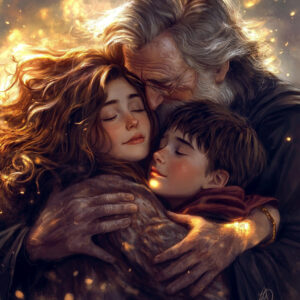 Warm embrace with magic