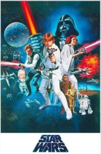 Classic Star Wars poster.