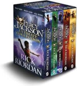 Percy Jackson book set.