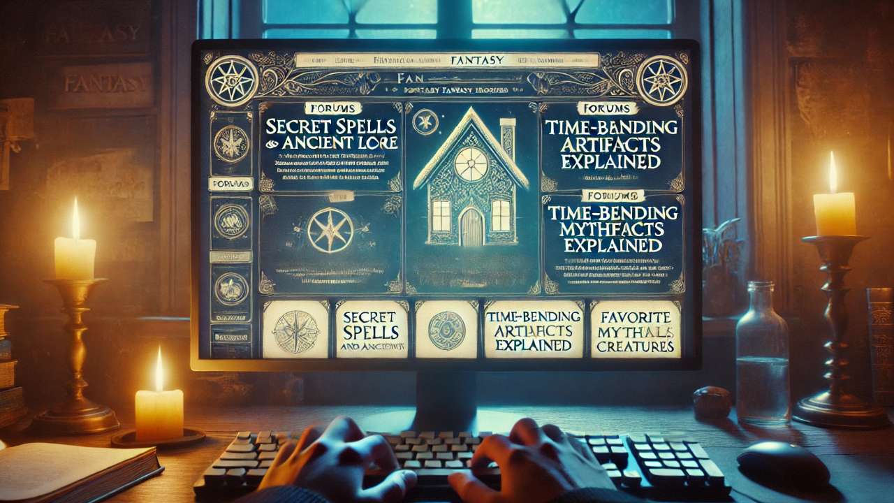 Magical house selection on screen.