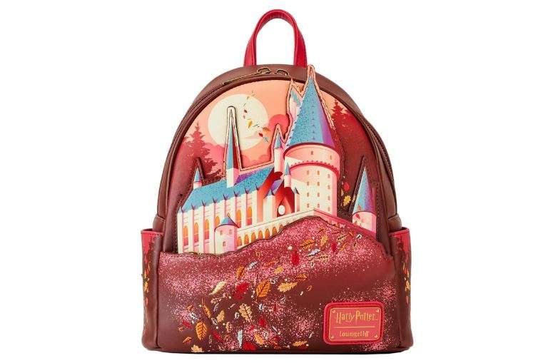 Loungefly Harry Potter Hogwarts Fall Leaves Mini Backpack
