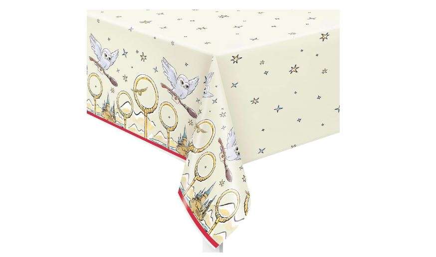 Harry Potter Rectangular Paper Table Cover - 54" x 84" | Magical Wizard Party Essential, Perfect For Birthdays, Themed Celebrations & More - 1 Pc