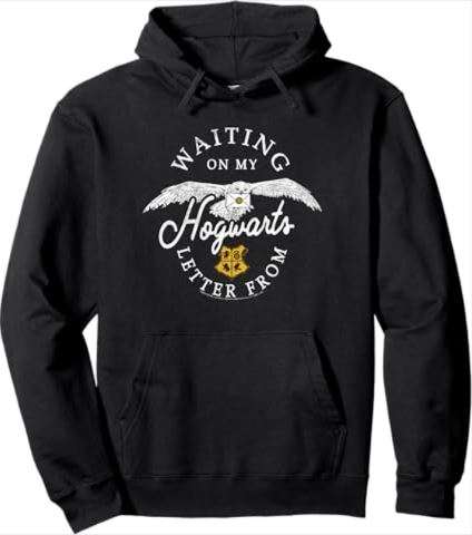 Harry Potter Hedwig Waiting On My Hogwarts Letter Distressed Pullover Hoodie