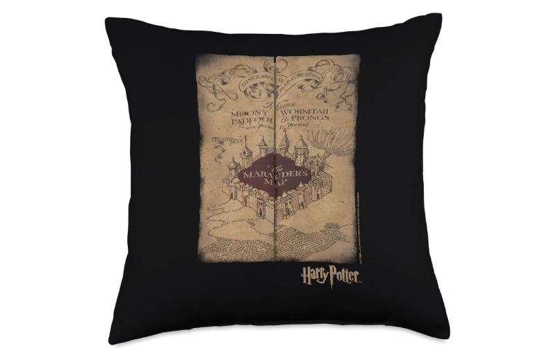 Harry Potter Marauder's Map Throw Pillow