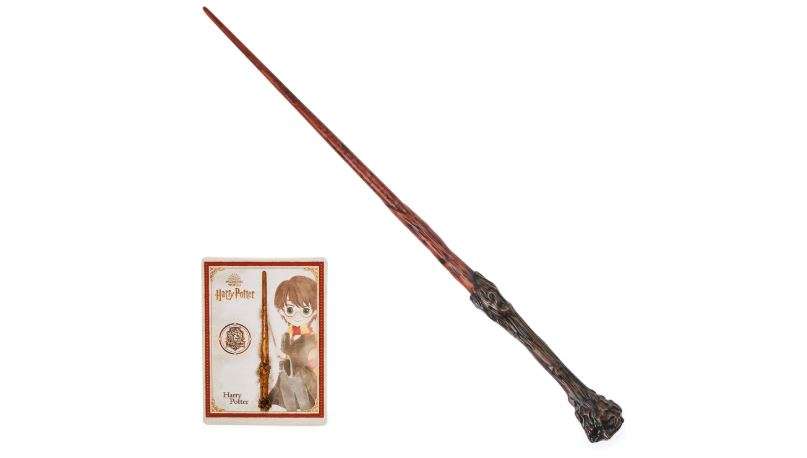Wizarding World Harry Potter, 12-inch Spellbinding Harry Potter Wand with Collectible Spell Card, Kids Toys for Ages 6 and up
