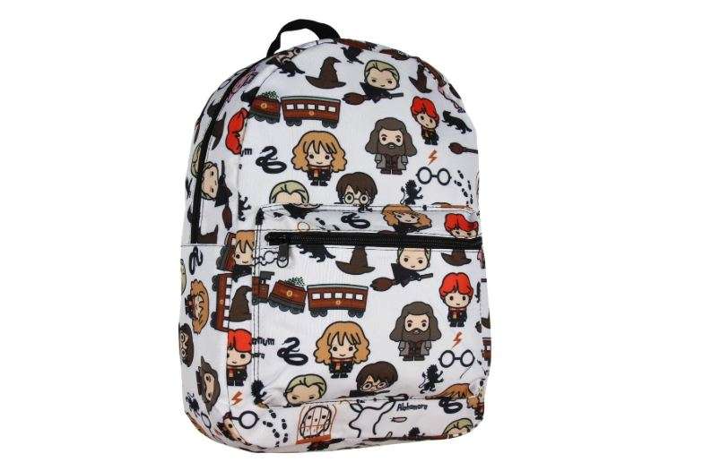 Bioworld Harry Potter Laptop Backpack Chibi Characters Art Sublimated Bag