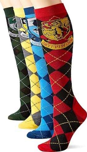 Officially Licensed Harry Potter socks
Fits shoe size 4-10
70% Polyester, 20% Nylon, 10% Spandex
Great for Halloween, Casual use, or any fun Harry Potter event.