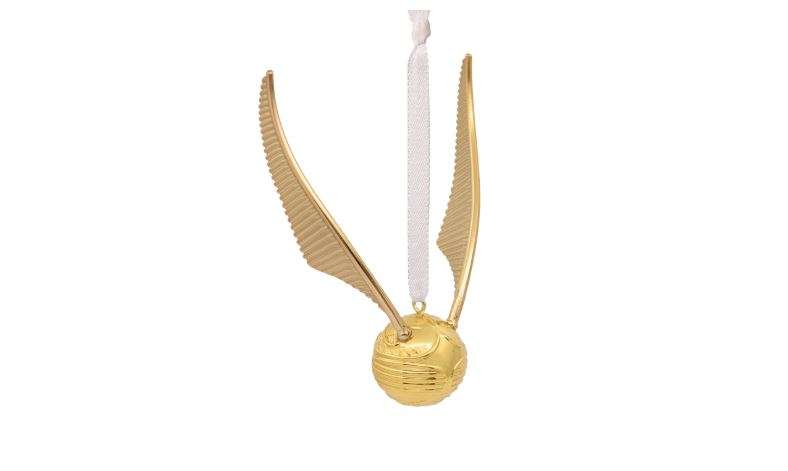 Hallmark Harry Potter Golden Snitch Christmas Ornament, Metal