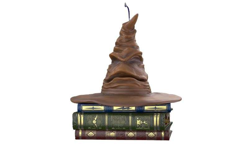 Hallmark Keepsake Christmas Ornament, Harry Potter Sorting Hat, Halloween Ornament with Sound and Motion