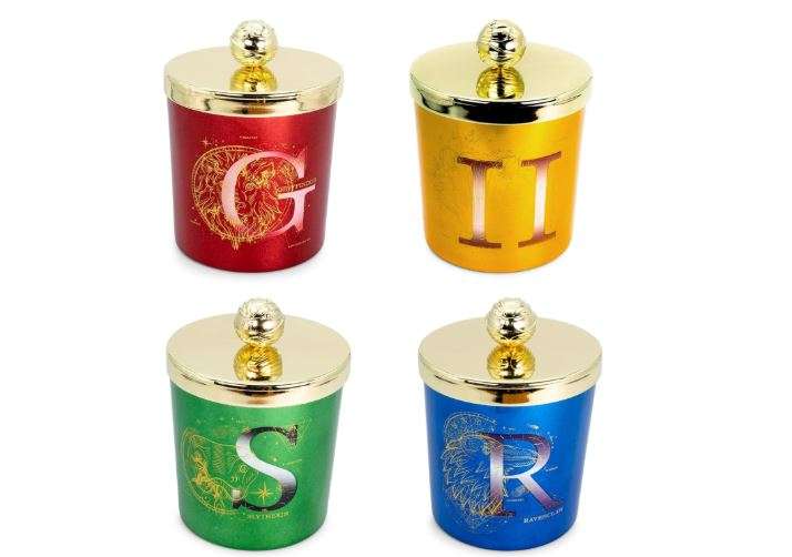 Toynk Harry Potter Hogwarts House 4-Piece Soy Candle Set
