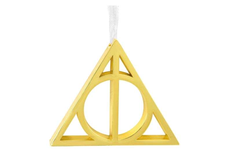 Hallmark Harry Potter Deathly Hallows Symbol Christmas Ornament, Metal