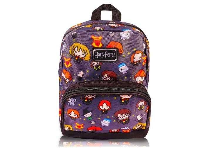 Fast Forward New York Harry Potter Mini Backpack for Women -- Canvas Harry Potter Hogwarts Backpack Purse Shoulder Bag for Adults, Teens