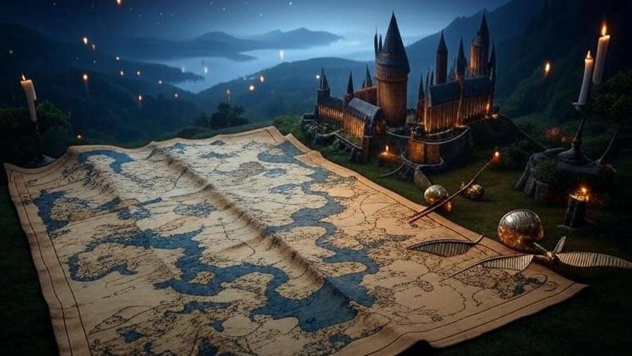 Marauder's Map Blanket