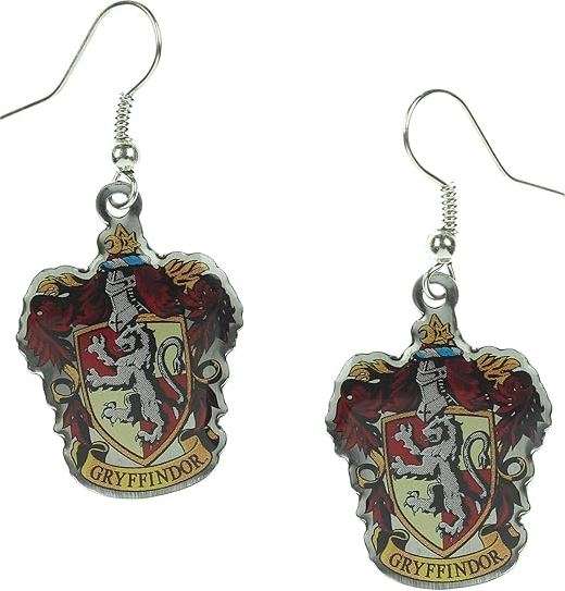 Harry Potter Gryffindor Silver Plated Earrings
