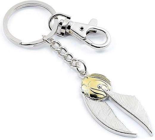 Harry Potter Golden Snitch Keyring, Gold, Silver, M, Modern