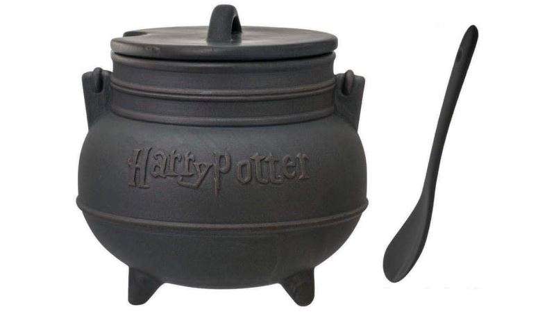 Harry Potter Ceramic Cauldron Soup Mug with Spoon