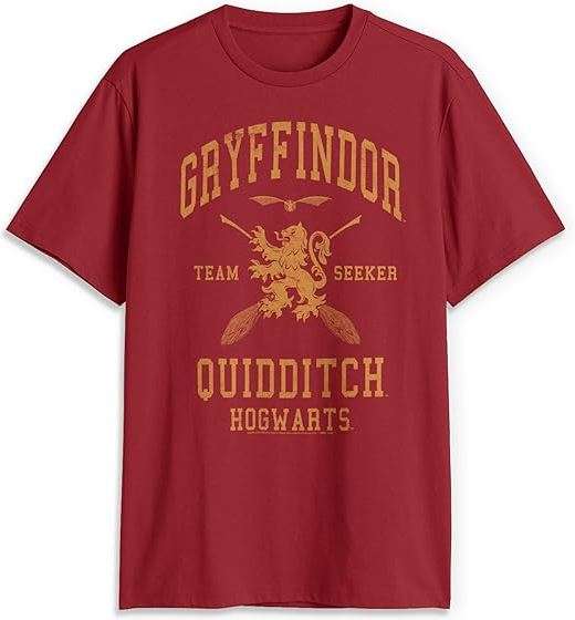 Harry Potter Men's Gryffindor Quidditch Seekert-Shirt