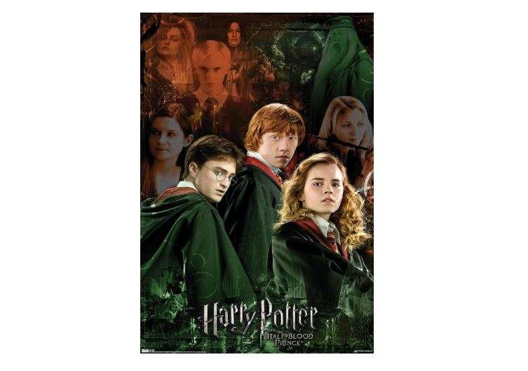 Trends International Harry Potter and the Half-Blood Prince - Trio Collage Wall Poster, 14.725" x 22.375", Premium Unframed Version