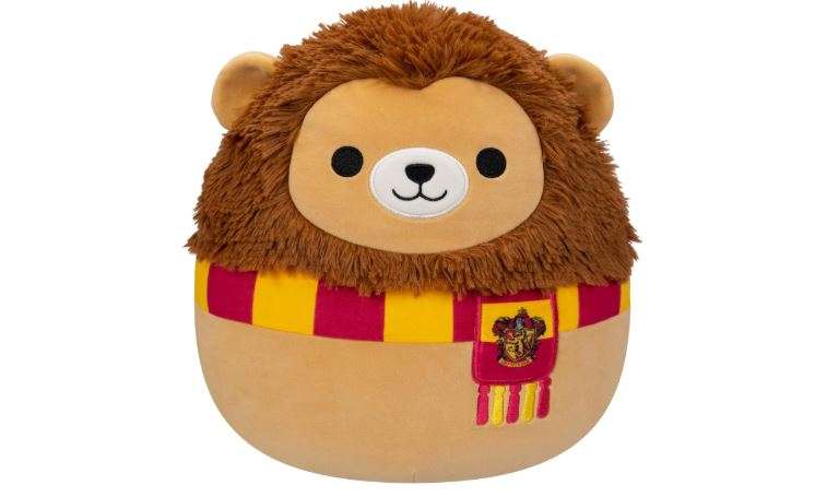 Squishmallows Original Harry Potter 10-Inch Gryffindor Lion Plush - Medium-Sized Ultrasoft Official Jazwares Plush