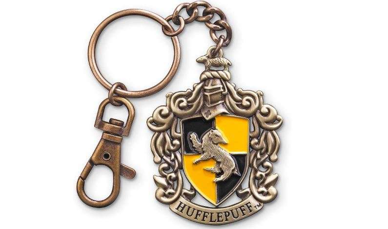 The Noble Collection Hufflepuff Crest Key Chain