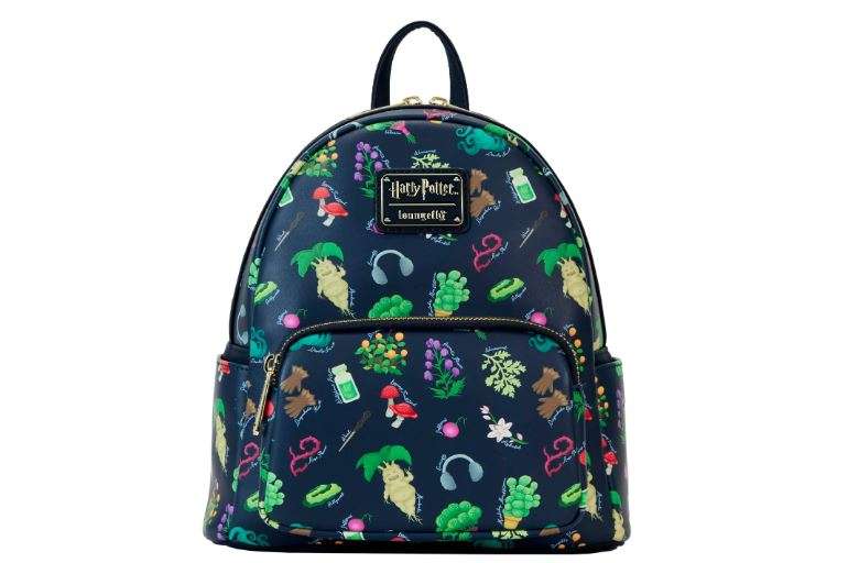Loungefly Harry Potter Herbology Mini Backpack Shoulder Bag Handbag Faux Leather