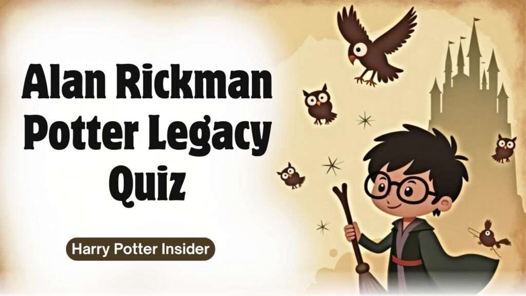 Alan Rickman Potter Legacy Quiz