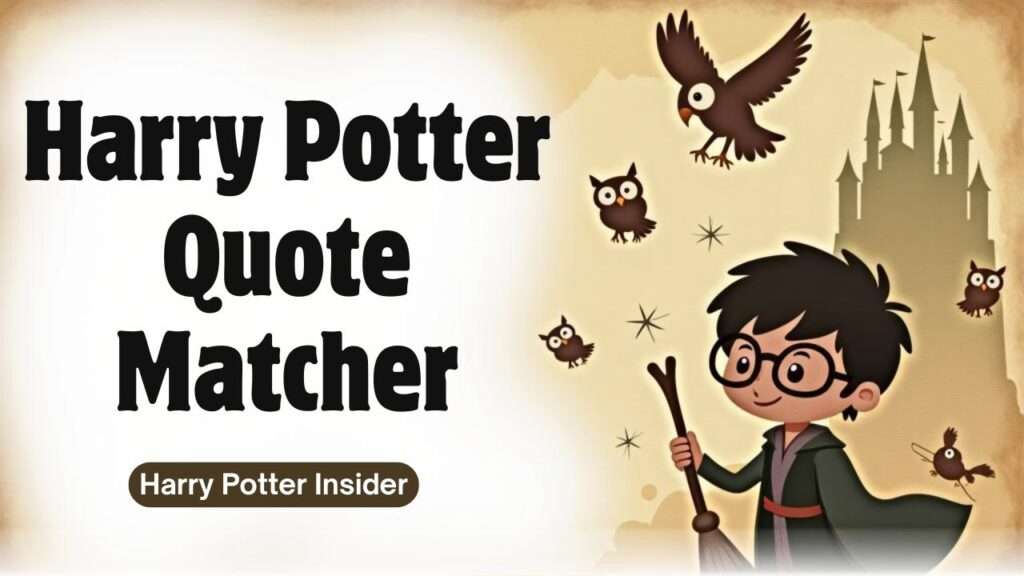 Harry Potter Quote Matcher