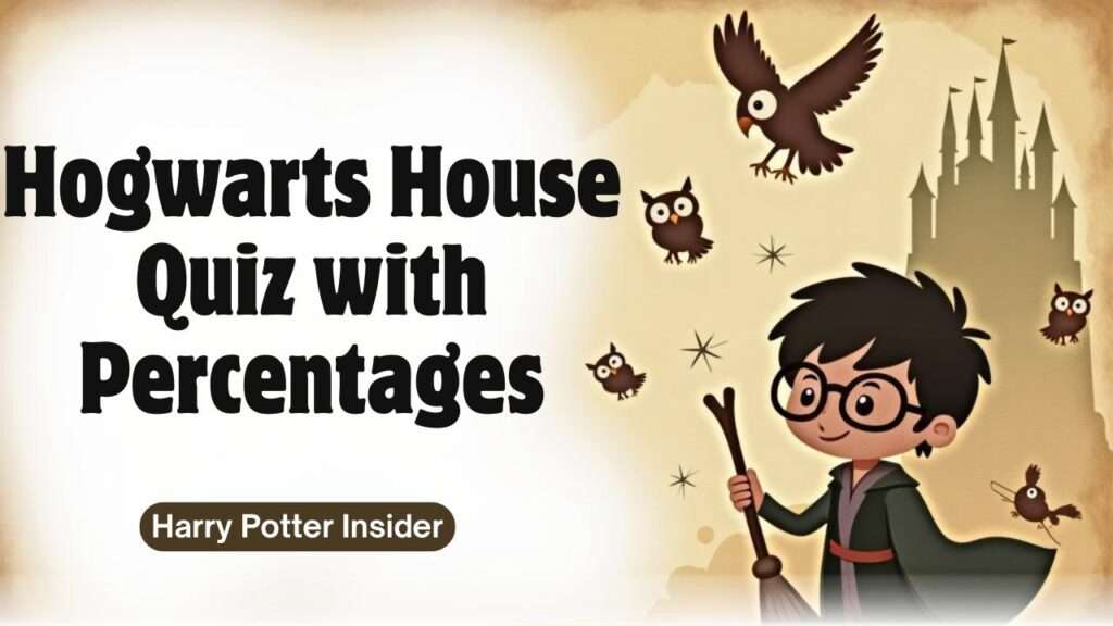 Hogwarts House Quiz with Percentages