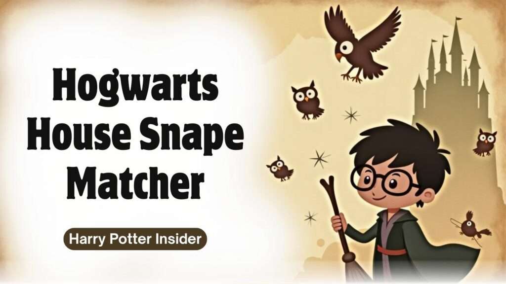Hogwarts House Snape Matcher