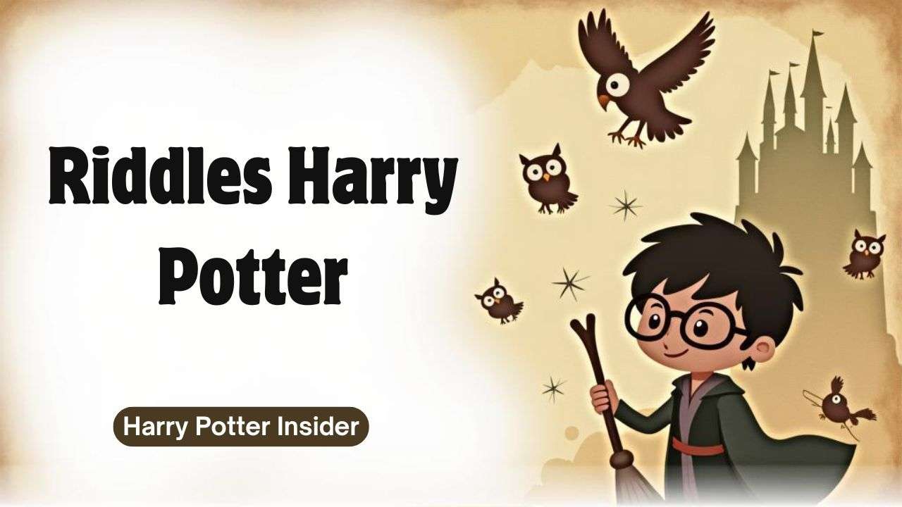 Riddles Harry Potter Fun Hogwarts Puzzles & Quizzes.