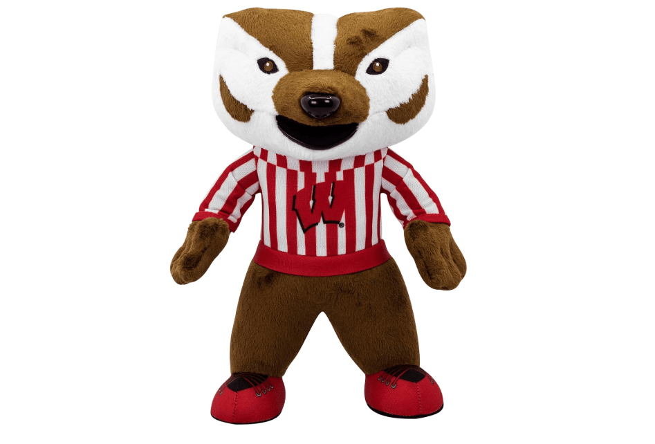 Bleacher Creatures Wisconsin Badgers Bucky Badger 10" Mascot Plush Figure - A Mascot for Play or Display