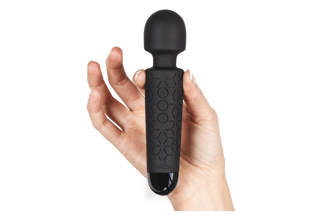 Yarosi Micro Personal Massage Device Smallest and Strongest Cordless Handheld Massager - Powerful - Best for Travel - Magic Stress Away - Perfect on Back