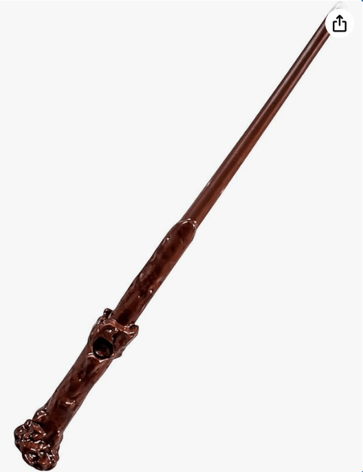 Disguise Harry Potter Light Up Wand, Official Hogwarts Wizarding World Harry Potter Costume Accessory Wand with Illuminating Tip Brown 13.5 Inch Length