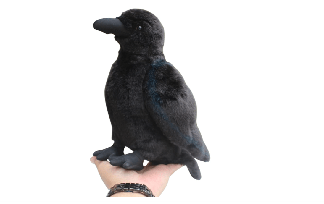 
Whrigud Realistic Crow Plush, Cute Black Raven Stuffed Animal Plush Pillow Toys, Soft Little Bird Raven Stuffed Toys Doll for Birthday Kids Gifts Home Decor...