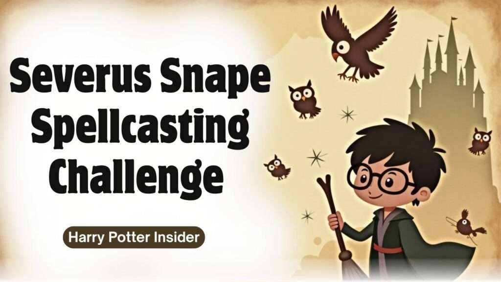 Severus Snape Spellcasting Challenge