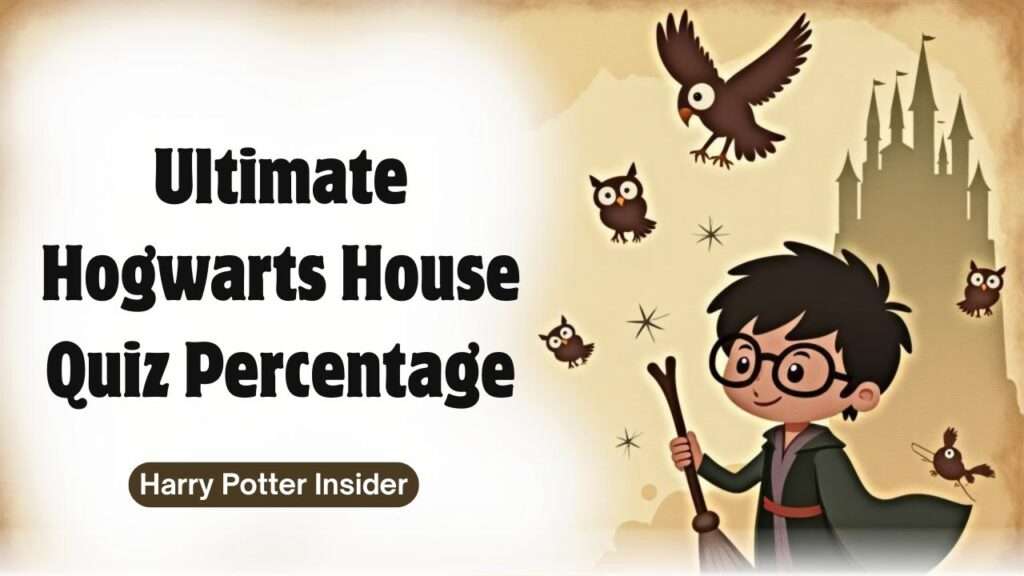 ultimate hogwarts house quiz percentage