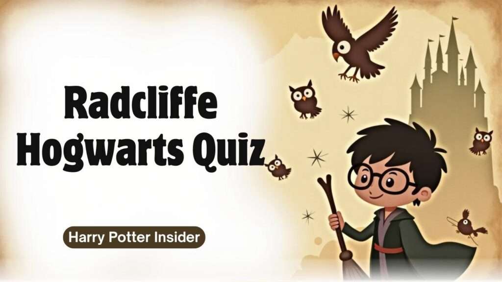 Radcliffe Hogwarts Quiz