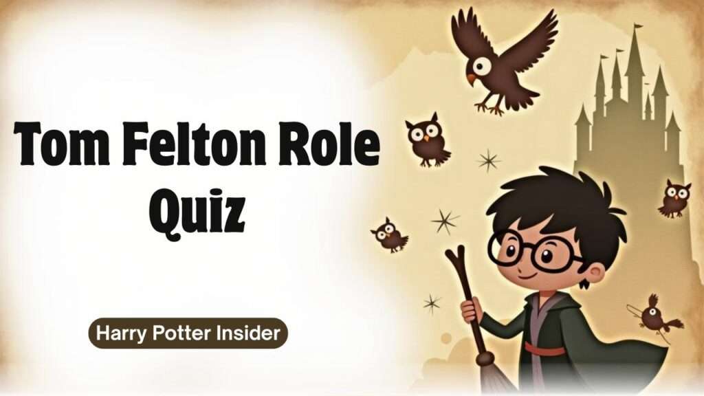 Tom Felton Role Quiz