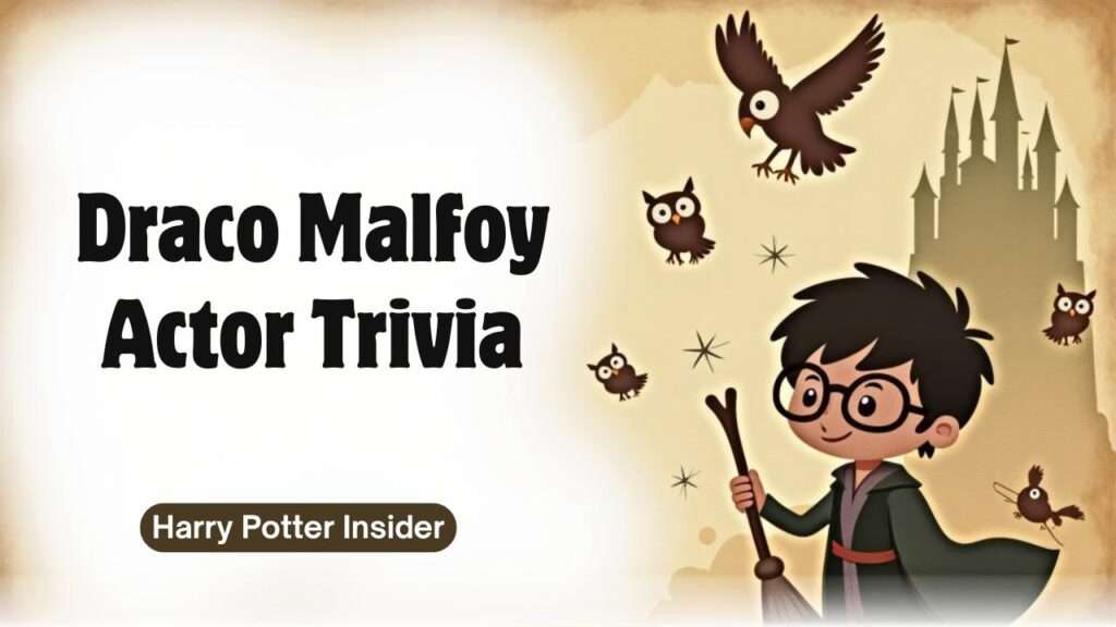 Draco Malfoy Actor Trivia