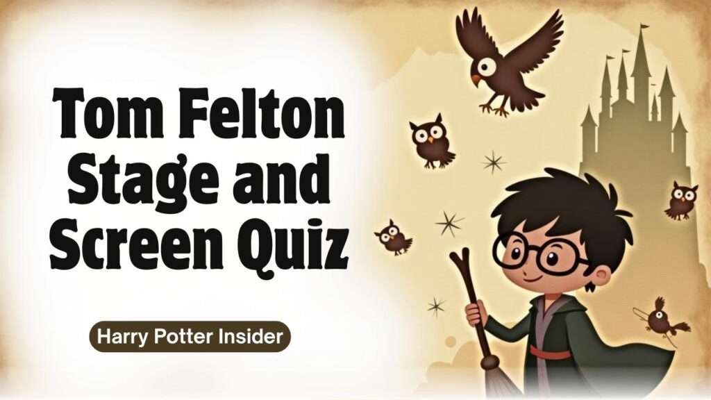Tom Felton Stage and Screen Quiz