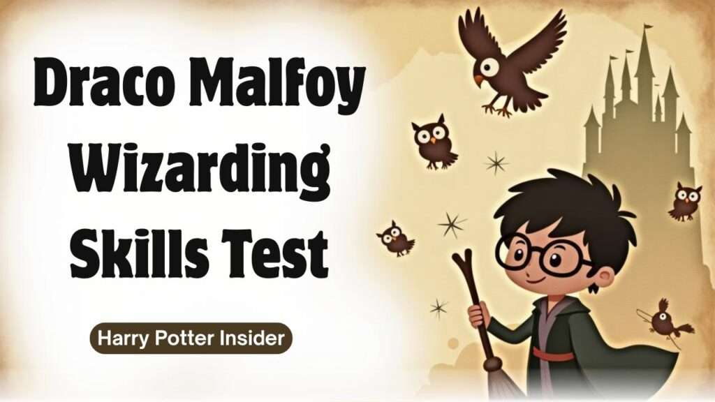 Draco Malfoy Wizarding Skills Test