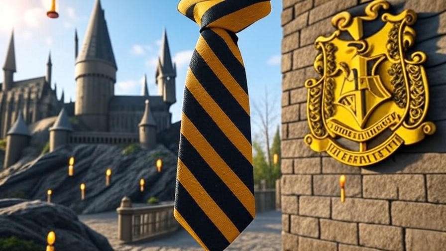 hufflepuff tie