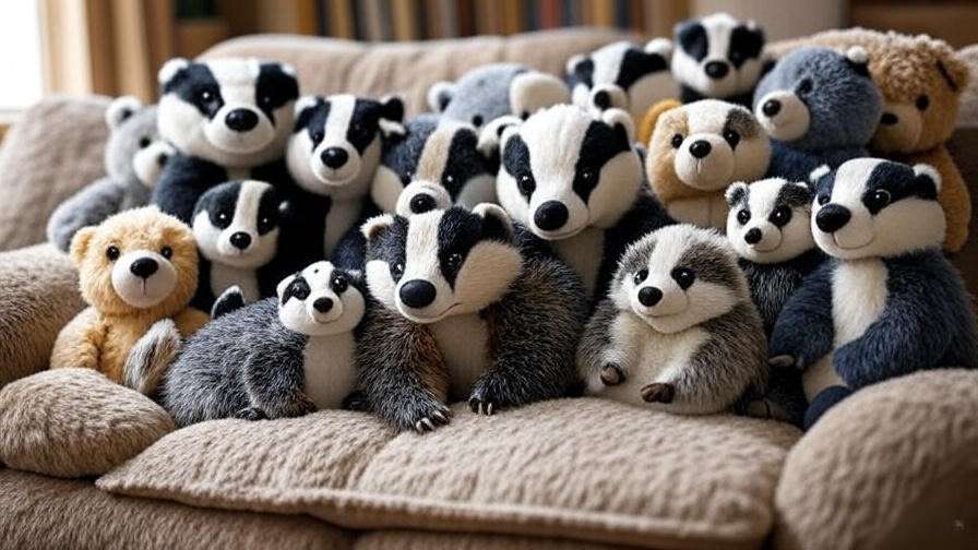 badger stuffed animal